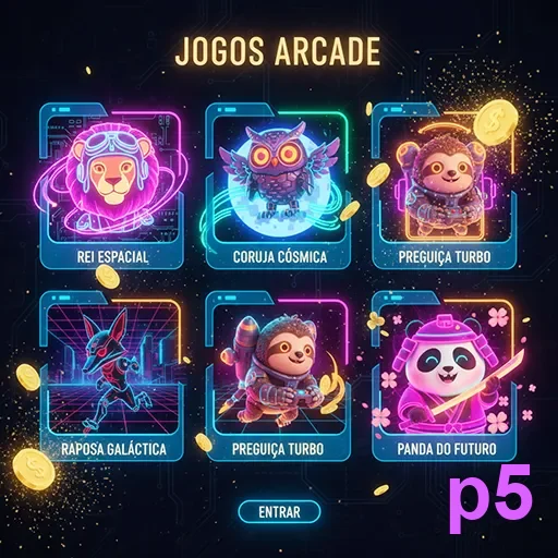 Tela móvel da p5 com acesso estável à plataforma